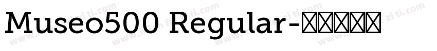 Museo500 Regular字体转换